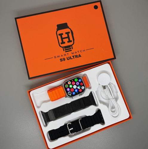 Set de Smartwatch S9 Ultra + 3 correas