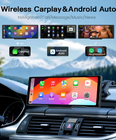 Pantalla Doble Cámara 4K Carplay Android Auto - 10.26 pulgadas