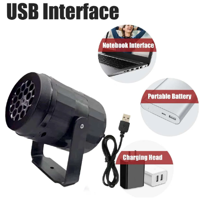 Proyector de copos nieves