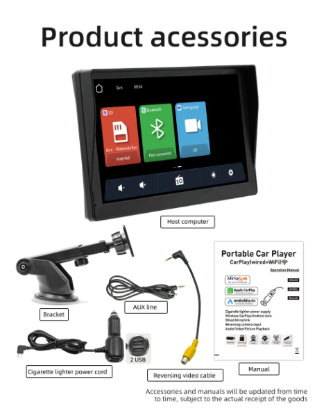 Pantalla Doble Cámara Android Carplay 9 pulgadas