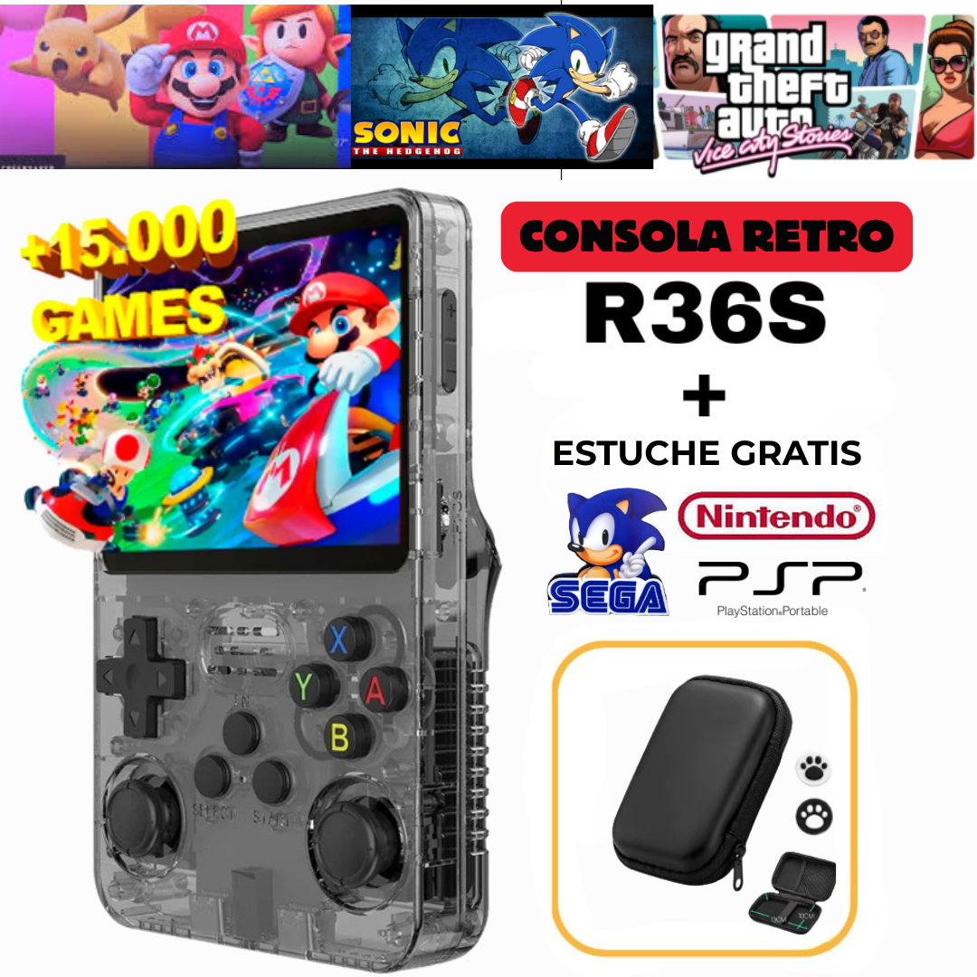 Consola de juegos Nintendo R36S