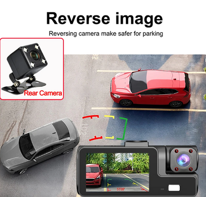 Dash Cam - 3 cámaras + WiFi