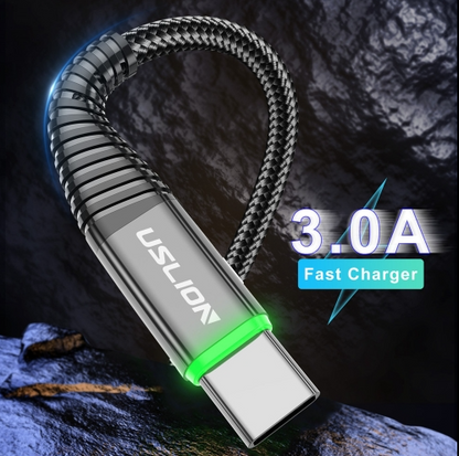 Cable Uslion LED Tipo C carga rápida