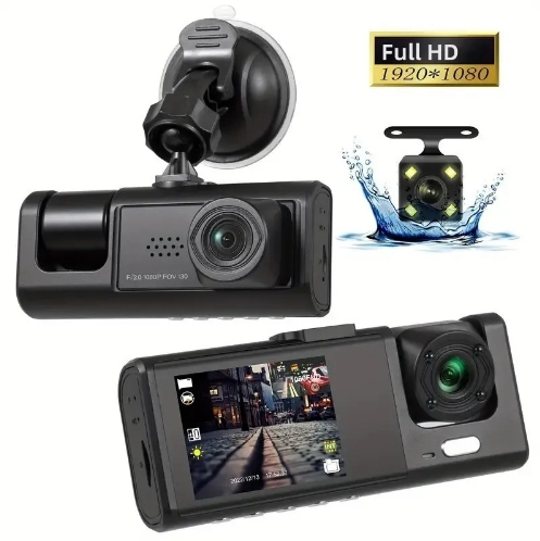 Dash Cam - 3 cámaras