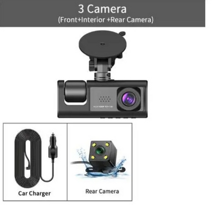 Dash Cam - 3 cámaras