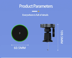 Cargador Magnético Inalámbrico para Auto 2 en 1