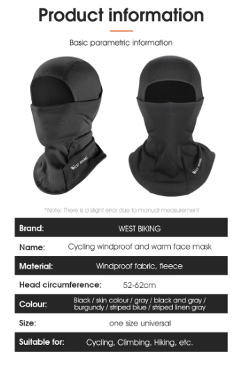 Balaclava West Biking Cubre cuello