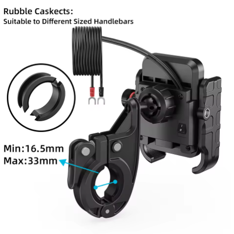 Soporte de metal con cargador