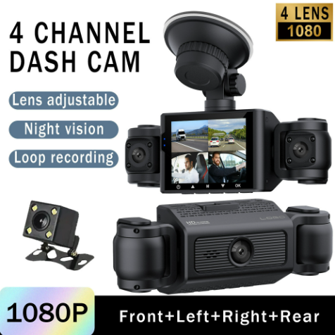 Dash cam 4 camaras